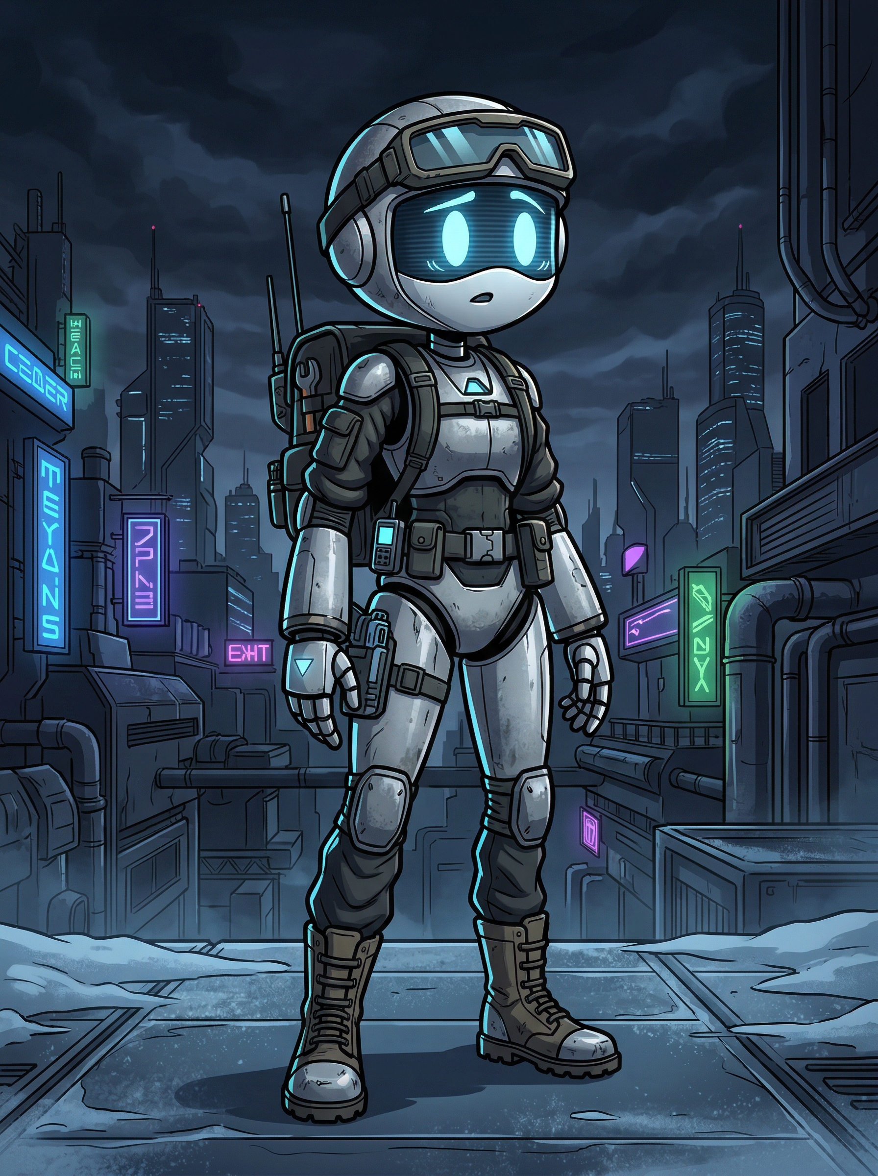 Worker Scout - Murder Drones OC example